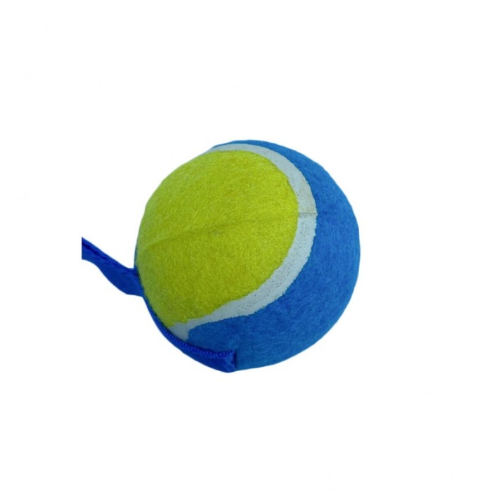 Jucarie interactiva Play Ball, cu minge si maner, interactiva, 35 cm ,galben/albastru [4]