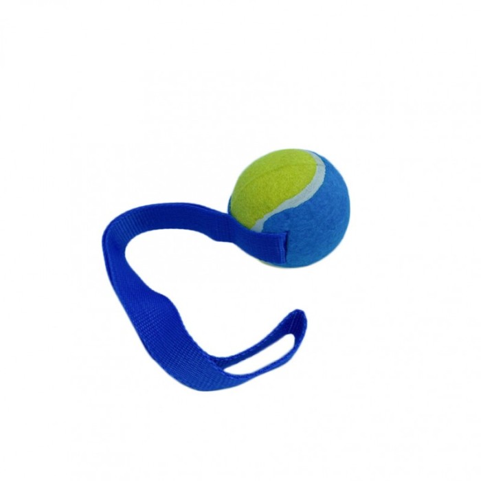 Jucarie interactiva Play Ball, cu minge si maner, interactiva, 35 cm ,galben/albastru [3]
