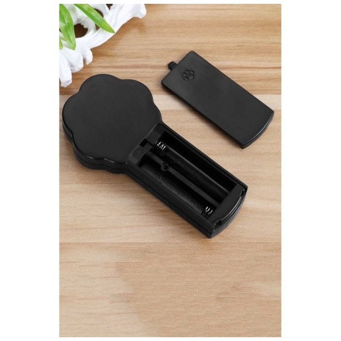 Jucarie laser pentru pisici ShowLight Paw, forma de labuta, dimensiuni reduse, interactiva, negru/roz, 10x5.5 cm [5]