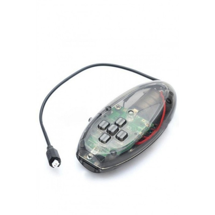 Jucarie LittleBug, interactiva, reincarcabila, design realist, distractiva, efecte luminoase, negru/gri [5]