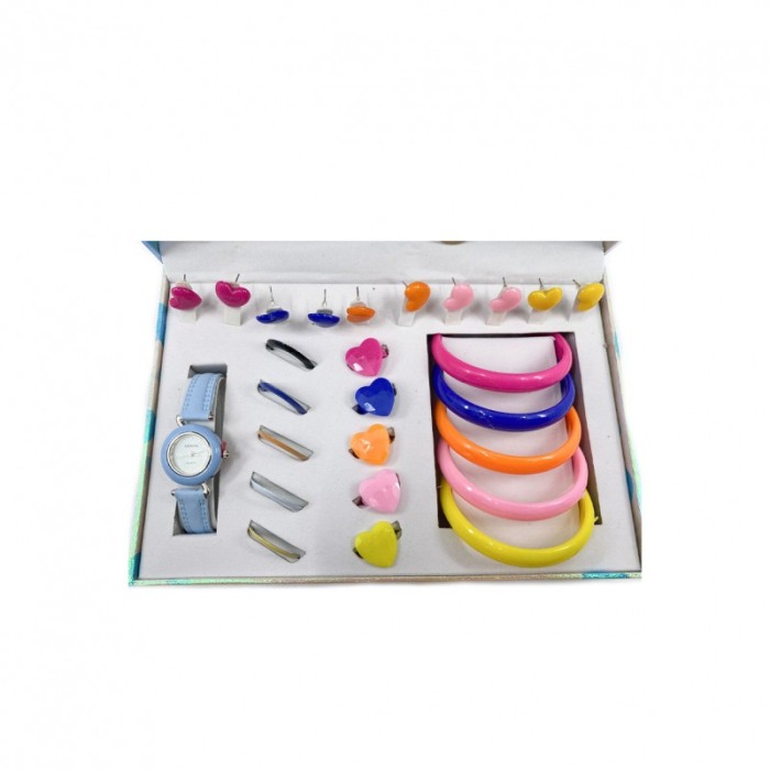 Kit de constructie ceasuri pentru copii DIY Fashion Jewelry, dezvolta creativitatea, 40+ piese incluse, multicolor [3]