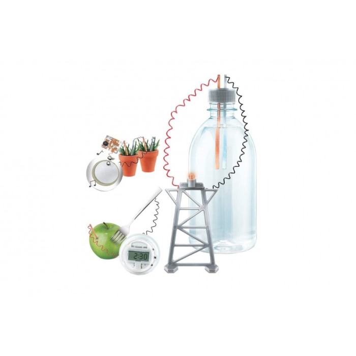 Kit educativ pentru copii, experiment pentru crearea unei baterii , prietenos cu mediul,Green Science [2]