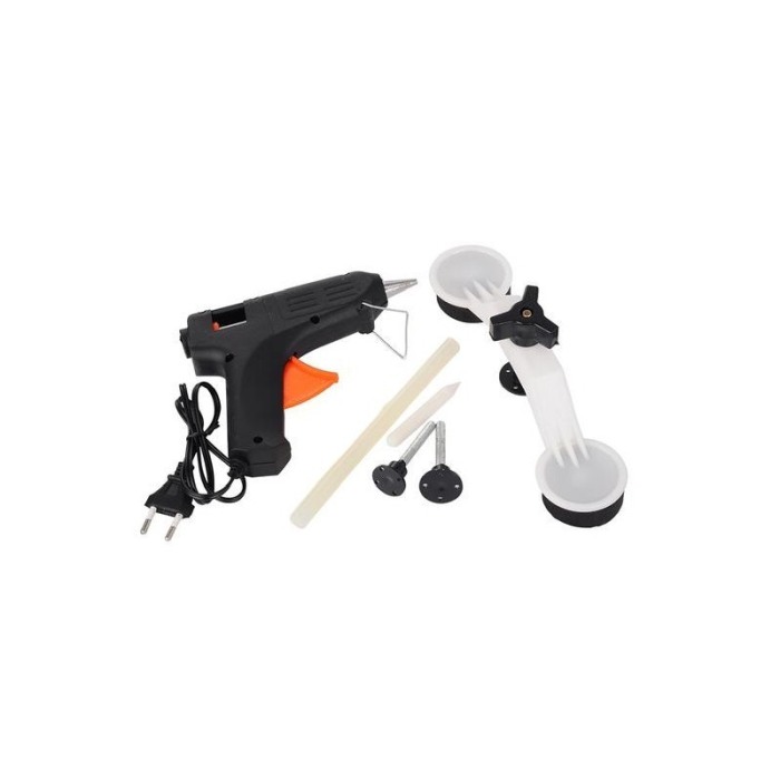 Kit pentru indreptarea coroseriei Fix it in 321 pistol cu adeziv, 2 ventuze, accesorii incluse, usor si practic,negru,doty [5]