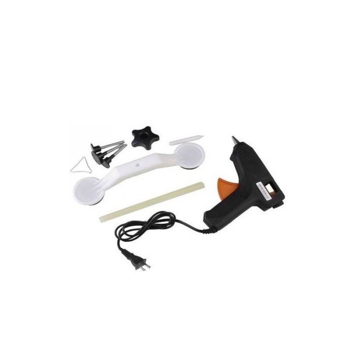 Kit pentru indreptarea coroseriei Fix it in 321 pistol cu adeziv, 2 ventuze, accesorii incluse, usor si practic,negru,doty [9]