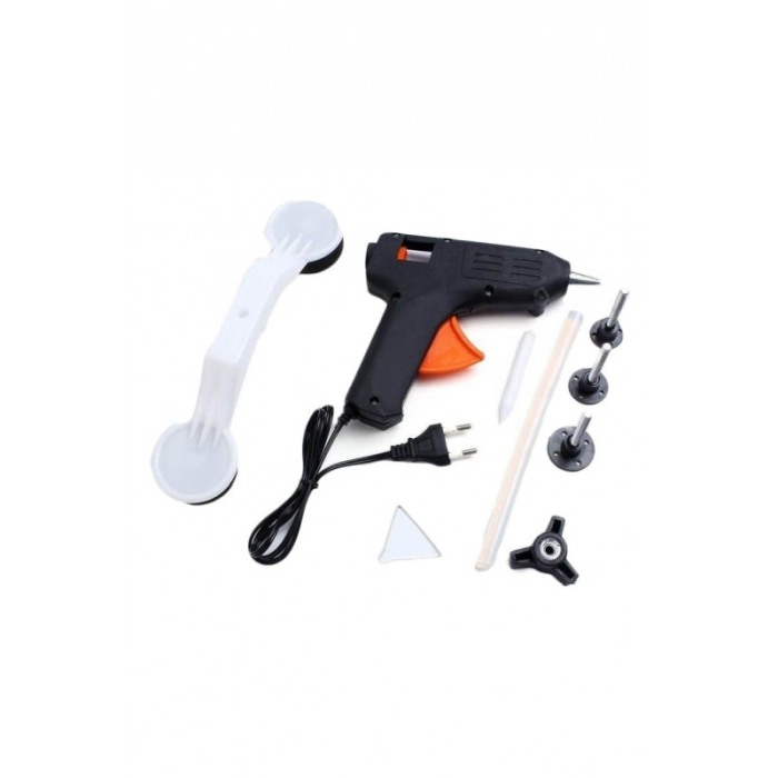 Kit pentru indreptarea coroseriei Fix it in 321 pistol cu adeziv, 2 ventuze, accesorii incluse, usor si practic,negru,doty [1]