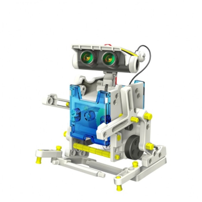 Kit robot educational 14 in 1 SolarBots, distractic, tehnic, instructiuni detaliate,190 componente, multicolor [2]