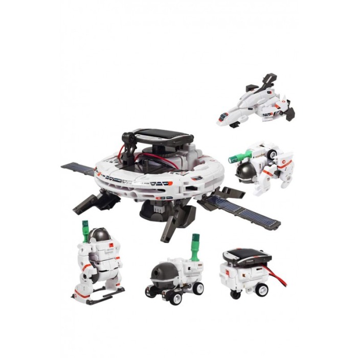 Kit robot educational DIY 6in1 SpaceSet Doty®, tehnic, instructiuni, 120 componente, multicolor, cu energie solara [5]