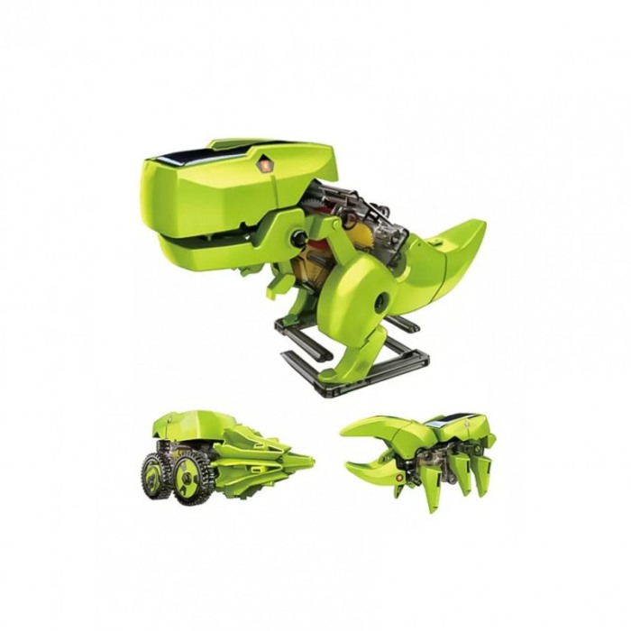 Kit Solar 3 in1 DIY EnergyToys, dinozaur,  energie solara, nu necesita baterii, educativ, multicolor, Doty®️ [1]