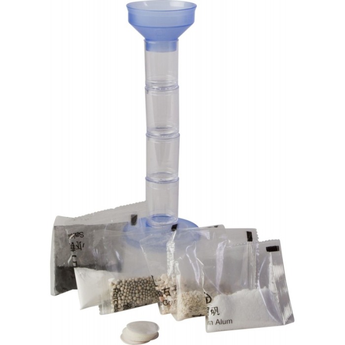 Kit stintific de curatare apei murdare pentru copii, 4 straturi de filtrarea apei, [3]