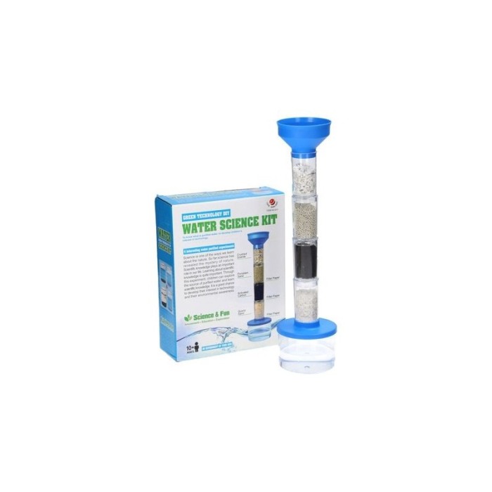 Kit stintific de curatare apei murdare pentru copii, 4 straturi de filtrarea apei, [2]
