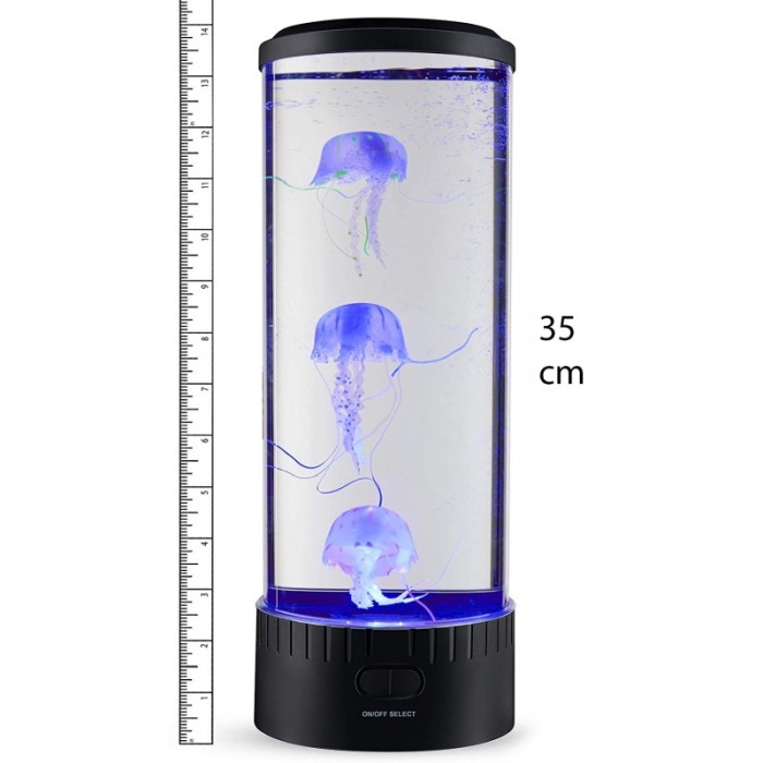 Lampa ambientala Meduza, USB inclus, efecte luminoase, multicolor, 35 cm, antistress [2]