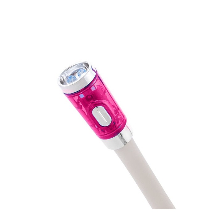 Lampa multifunctionala Transformers Lamp, brat flexibil, 2 capete, 4 LED-uri,nivel reglabil de intensitate,roz [4]