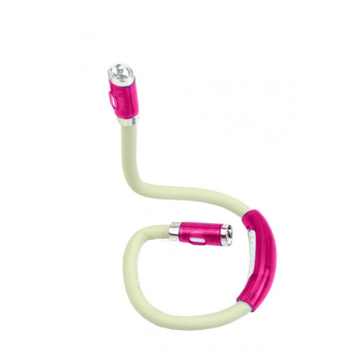 Lampa multifunctionala Transformers Lamp, brat flexibil, 2 capete, 4 LED-uri,nivel reglabil de intensitate,roz [3]