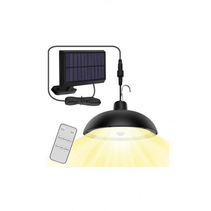 Lampa solara GreenLight, suspendata, cu telecomanda, lungimea firului 3 m, lumina ajustabila, 90 Lm/W, Doty®️ [5]