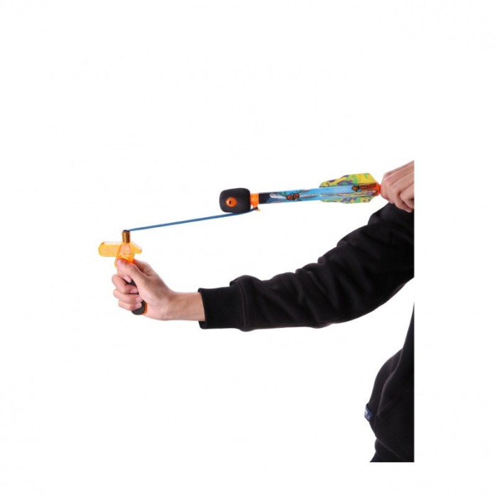 Lansator cu sageata SkyMission, efecte luminoase, distractiva,pentru exterior,albastru/portocaliu [4]