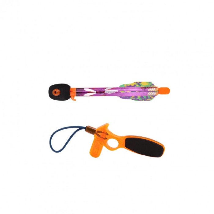 Lansator cu sageata SkyMission, efecte luminoase, distractiva, pentru exterior,portocaliu/mov [1]