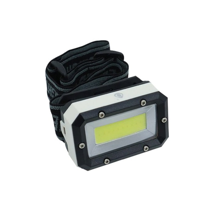 Lanterna de cap AllLight, 3W COB, ajustabila 60 de grade, 2 moduri,  functioneaza cu baterii, negru, Doty®️ [1]