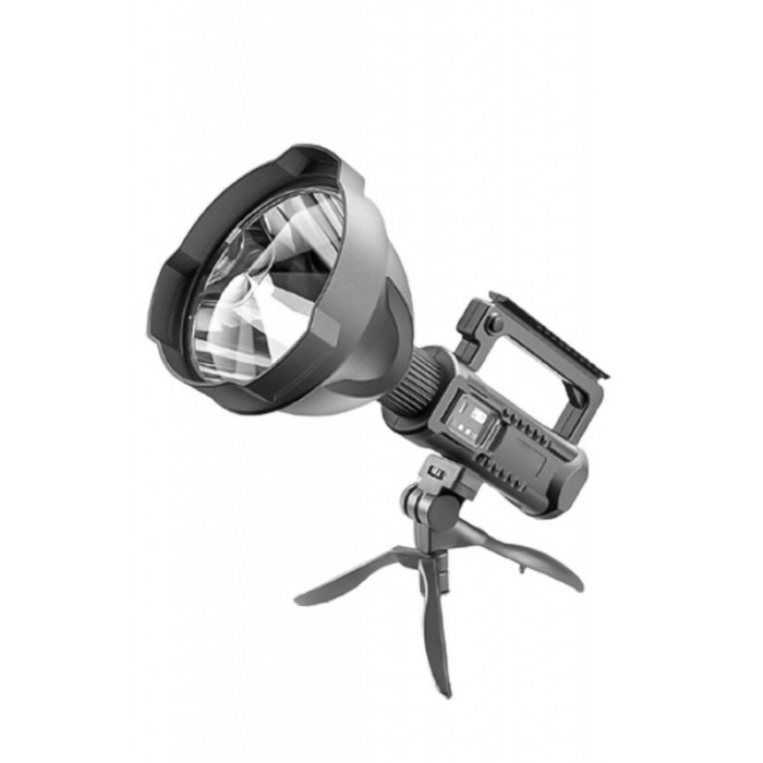 Lanterna LED FlashBolt Doty®, tip reflector cu trepied, 4 modalitati de lumina, 27x13 cm, rezistenta la apa, USB inclus, negru [1]