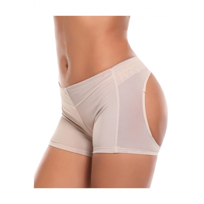 Lenjerie modelatoare LIft Underwear, tip boxeri, pentru ridicarea feselor, material elastic , eleganta, marime 2XL , bej [4]
