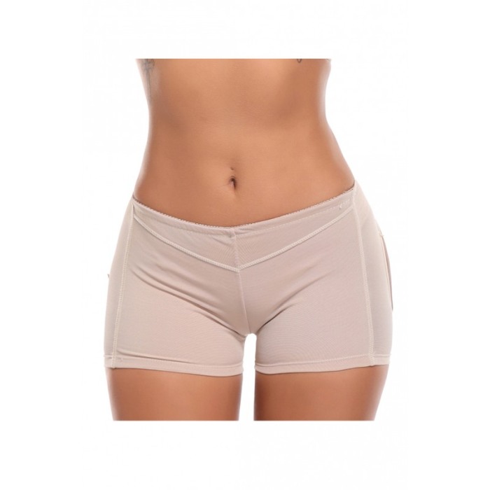 Lenjerie modelatoare LIft Underwear, tip boxeri, pentru ridicarea feselor, material elastic , eleganta, marime M, bej [5]