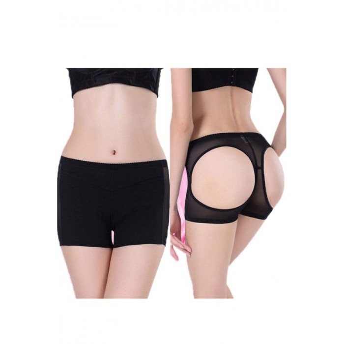 Lenjerie modelatoare LIft Underwear, tip boxeri, pentru ridicarea feselor, material elastic , eleganta, marime M, negru [3]