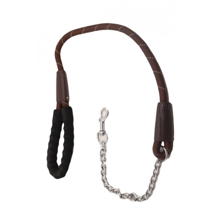 Lesa Akira pentru caini de talie mare , rezistenta, confortabila,maner cu burete,100 cm, maro [2]