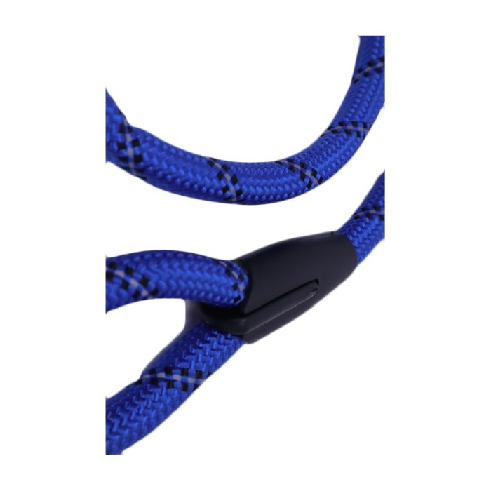 Lesa Blue Rope, tip franghie, rezistenta, pentru caini de talie medie/mare, 120 cm , albastru [5]