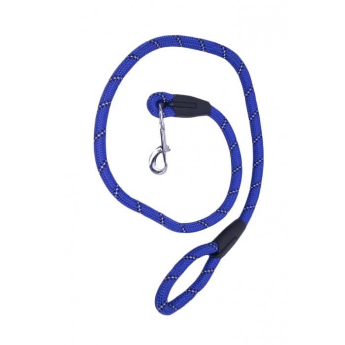 Lesa Blue Rope, tip franghie, rezistenta, pentru caini de talie medie/mare, 120 cm , albastru [1]