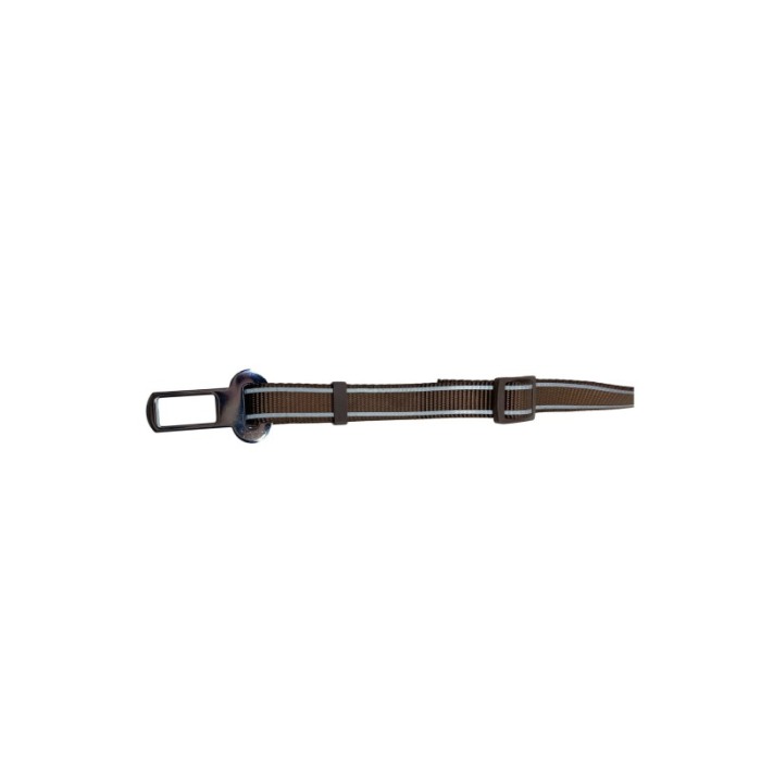 Lesa caine RoadTrip Leash, pentru centura de siguranta de la masina, maro, 75/50 cm [2]