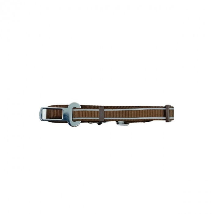 Lesa caine RoadTrip Leash, pentru centura de siguranta de la masina, maro, 75/50 cm [4]