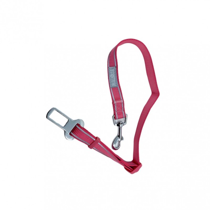 Lesa caine RoadTrip Leash, pentru centura de siguranta de la masina, roz, 75/50 cm [3]