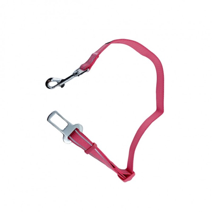 Lesa caine RoadTrip Leash, pentru centura de siguranta de la masina, roz, 75/50 cm [1]