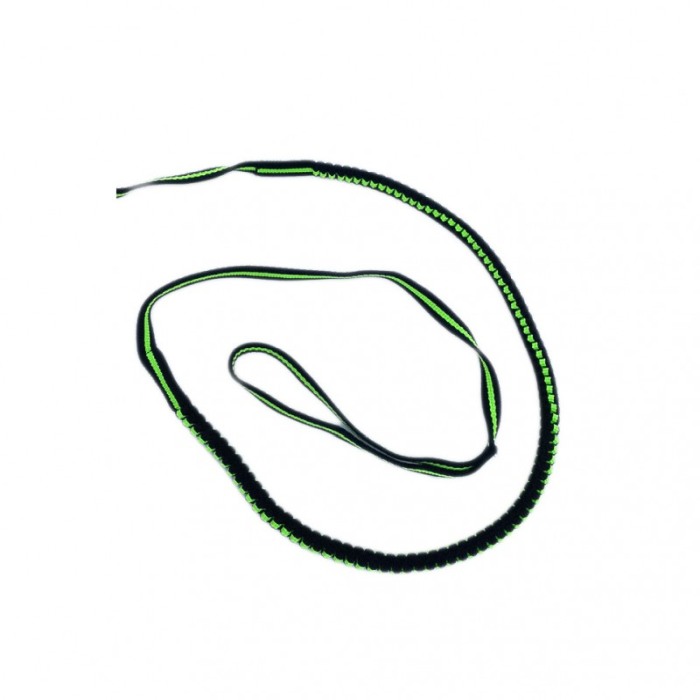 Lesa cu ham Baxter pentru caini de talie foarte mica, rezistenta,ajustabila,amortizor,125 cm, verde/negru [4]
