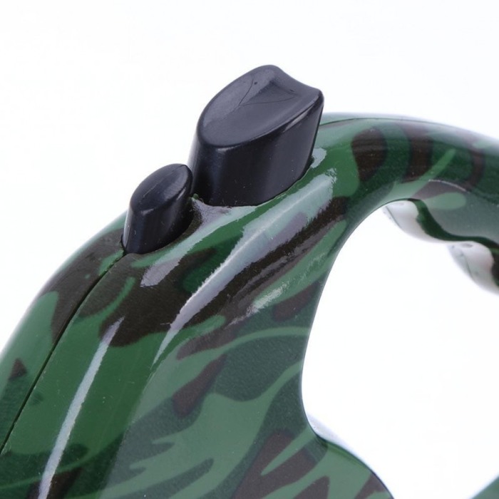 Lesa de 3 m retractabila pentru animale de companie, model camuflaj, Doty [7]