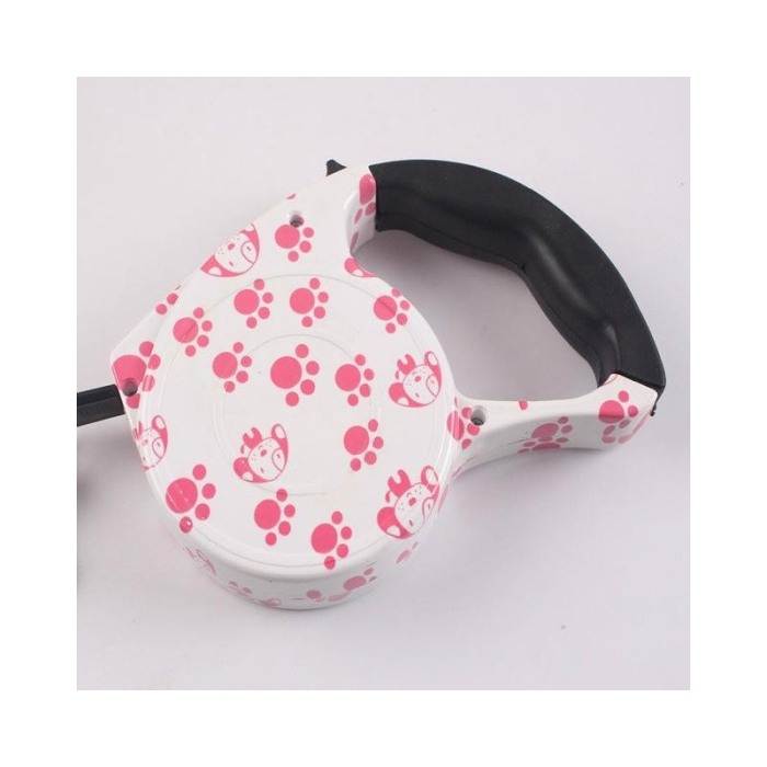 Lesa de 5 m retractabila cu blocator pentru animale de companie, model paws , Doty [1]