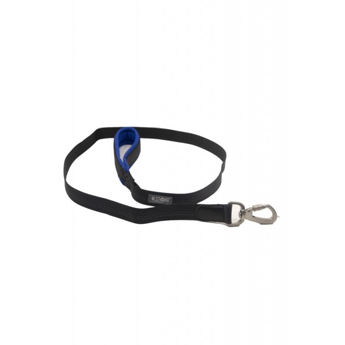 Lesa Milo pentru caini de talie medie/mare, rezistenta, confortabila,120 cm, negru/albastru [4]