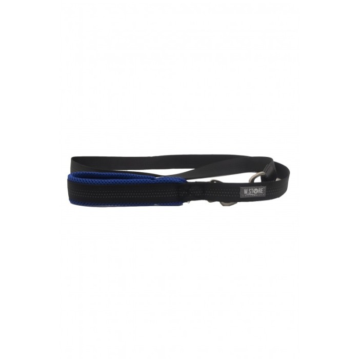 Lesa Milo pentru caini de talie medie/mare, rezistenta, confortabila,120 cm, negru/albastru [1]