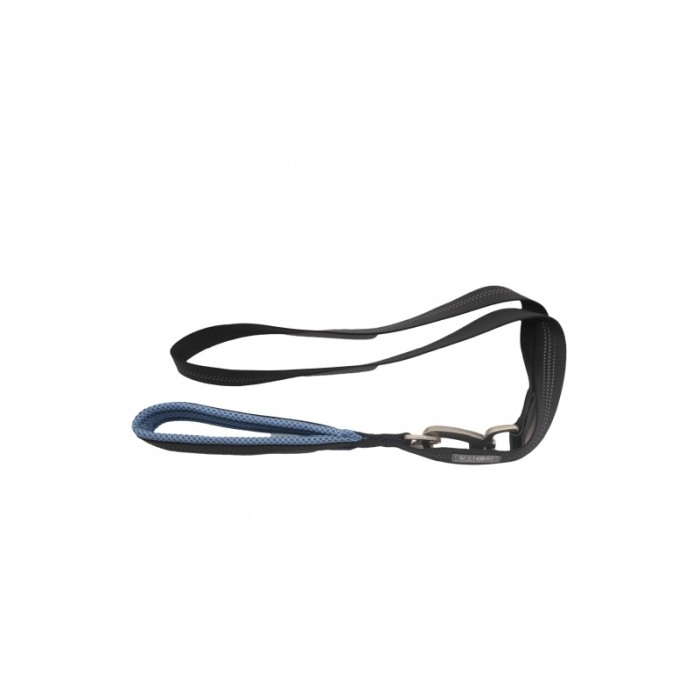 Lesa Milo pentru caini de talie medie/mare, rezistenta, confortabila,120 cm, negru/albastru deschis [1]