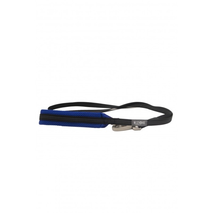 Lesa Milo pentru caini de talie medie, rezistenta, confortabila,120 cm, negru/albastru [5]