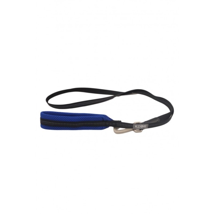 Lesa Milo pentru caini de talie medie, rezistenta, confortabila,120 cm, negru/albastru [1]