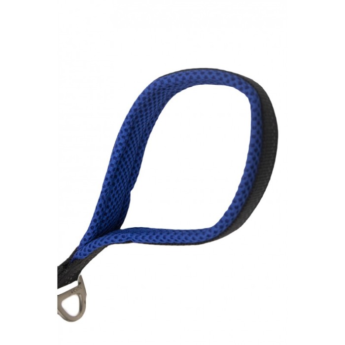 Lesa Milo pentru caini de talie medie, rezistenta, confortabila,120 cm, negru/albastru [3]