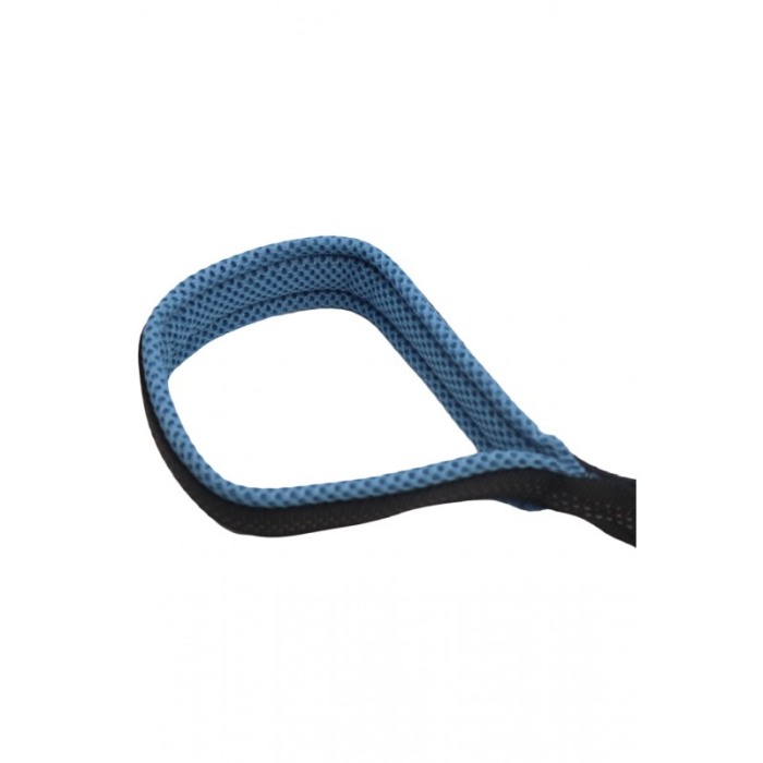 Lesa Milo pentru caini de talie medie, rezistenta, confortabila,120 cm, negru/albastru deschis [4]