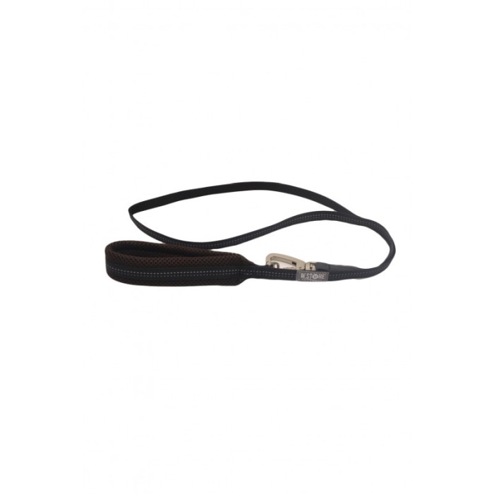 Lesa Milo pentru caini de talie medie, rezistenta, confortabila,120 cm, negru/maro [1]