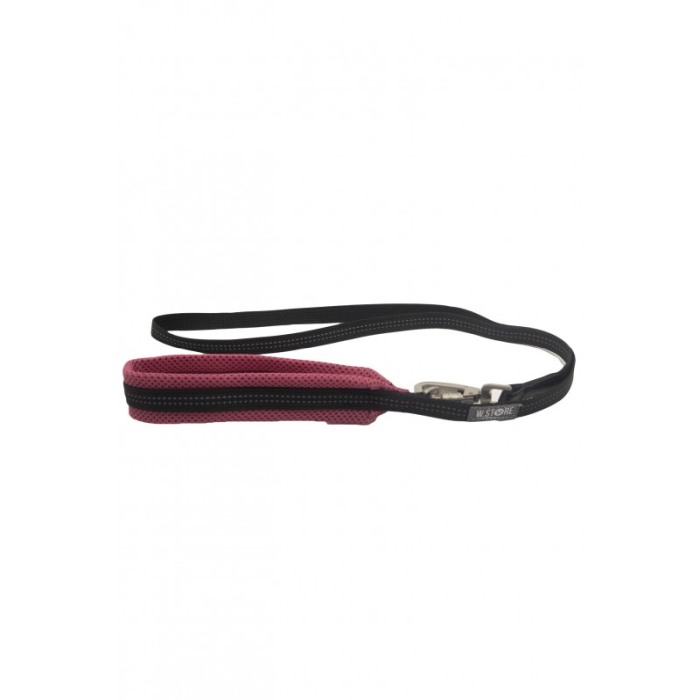 Lesa Milo pentru caini de talie medie, rezistenta, confortabila,120 cm, negru/roz [1]