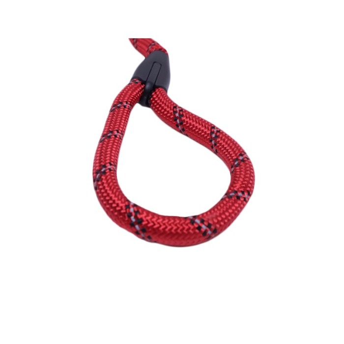 Lesa Red Rope, tip franghie, rezistenta, pentru caini de talie medie/mare, 120 cm , rosu [3]