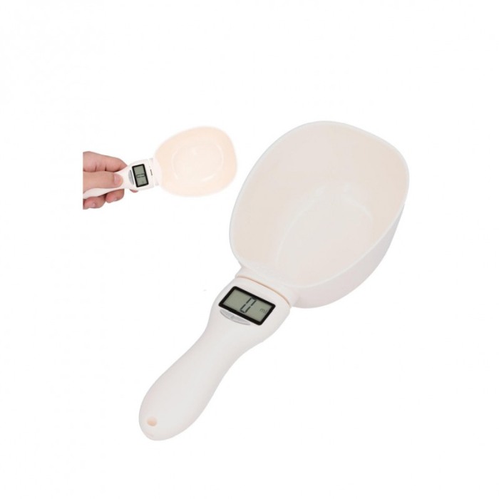 Lingura electronica de masurare SpoonFix, pentru bucatarie, usor de utilizat, plastic, crem [6]