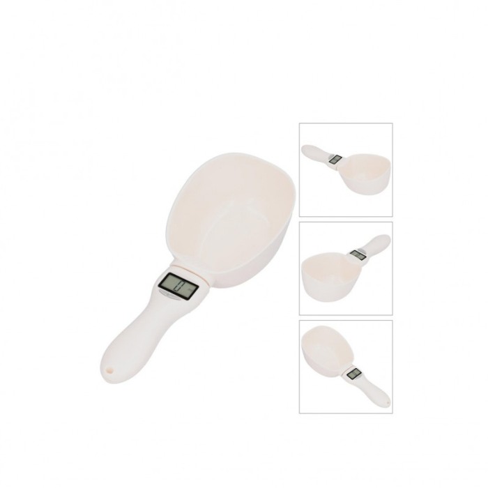 Lingura electronica de masurare SpoonFix, pentru bucatarie, usor de utilizat, plastic, crem [5]