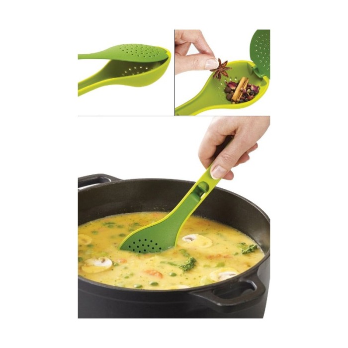 Lingura InfusionSpices, infuzeaza mirodeniile, rezistenta la temperaturi ridicate, verde, Doty®️ [5]