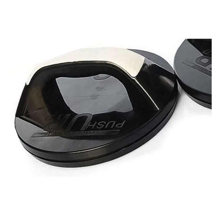 Manere rotative Strong Muscles, pentru flotari,20 cm, alb/negru [3]