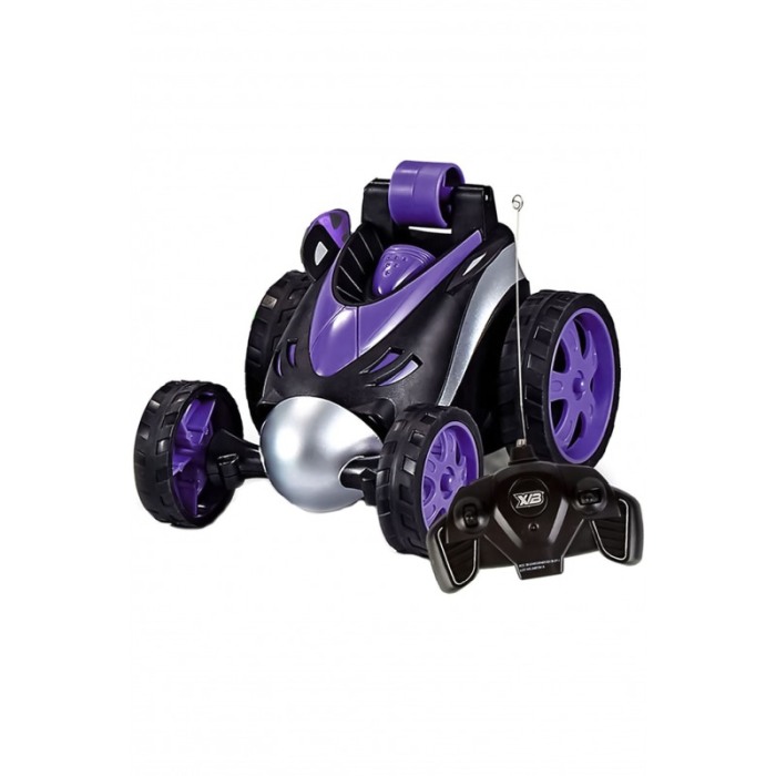 Masinuta cu radio control,rotile se rotesc la 360 de grade, se rastoarna, se roteste, culoare mov,Doty [3]